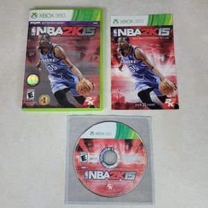 NBA 2K15 (Xbox 360,  2014) w/ Manual Tested Free Shipping